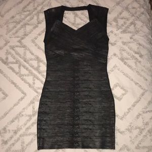 Black bandage dress